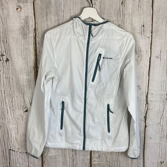 Columbia Trail Fire Omni Heat Windbreaker Jacket Size M - Picture 1 of 11